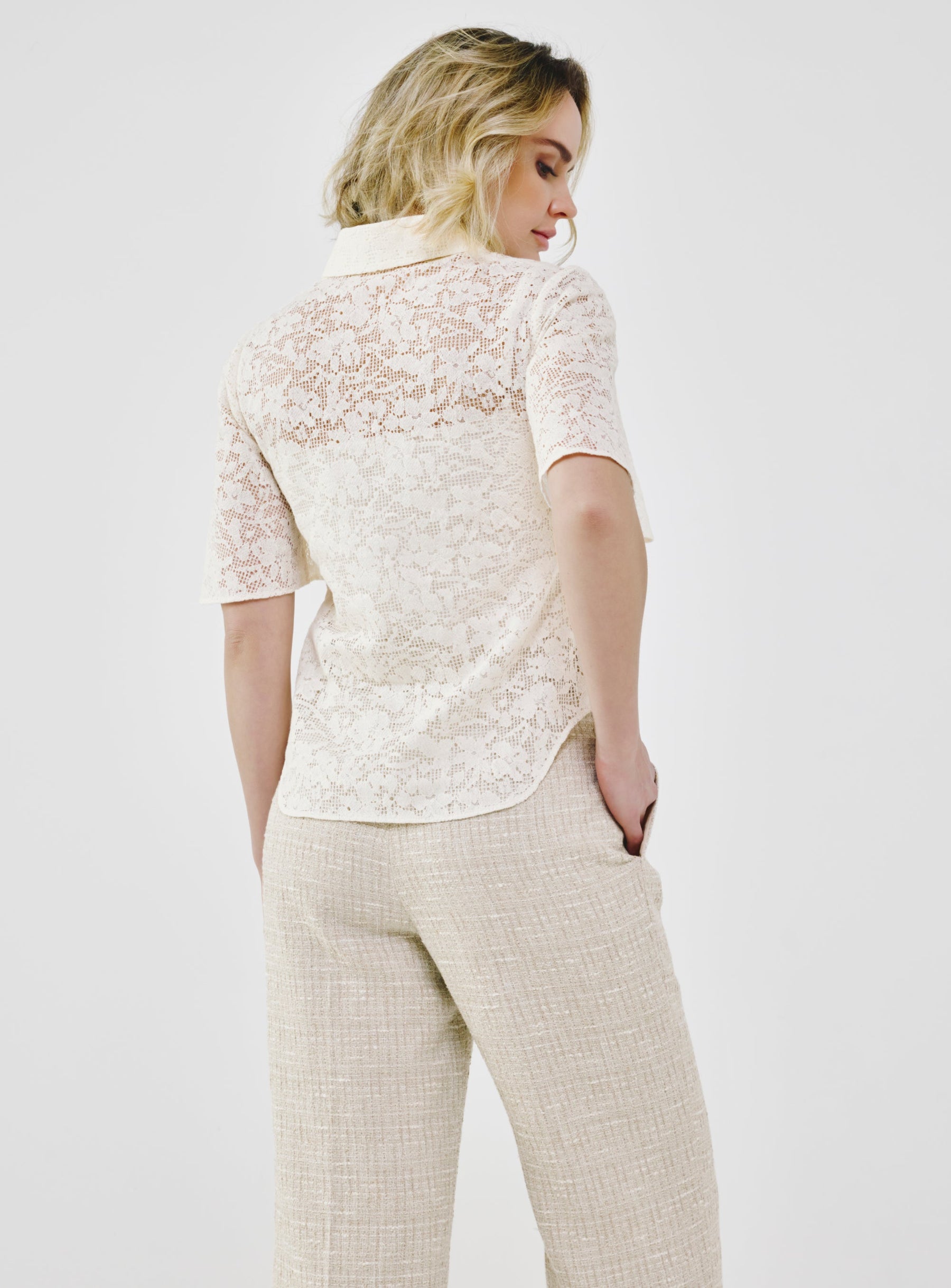 Organic Cotton Lace Shirt