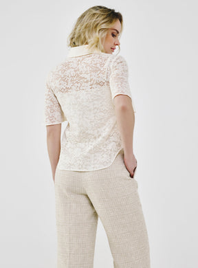 Organic Cotton Lace Shirt