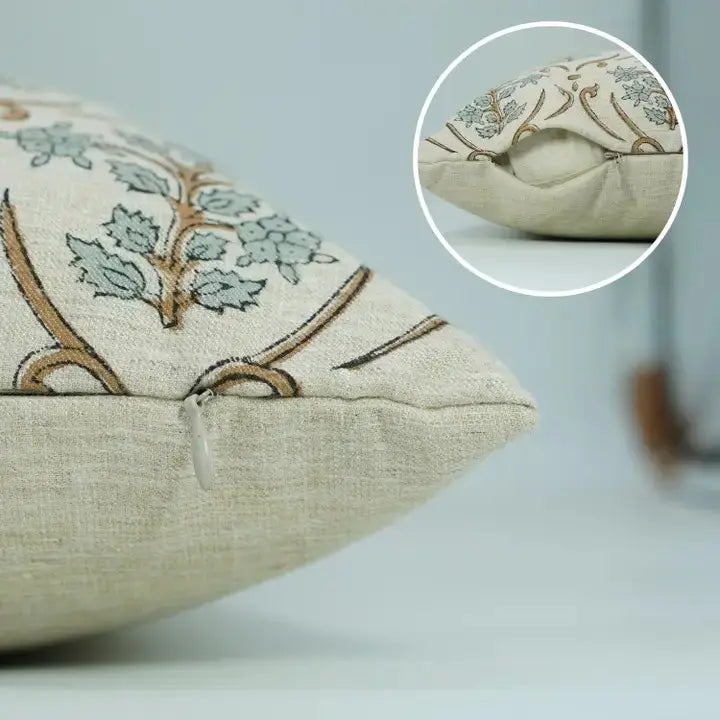 Boho Decor Linen Blend Pillow Cover- Vishal Pushp