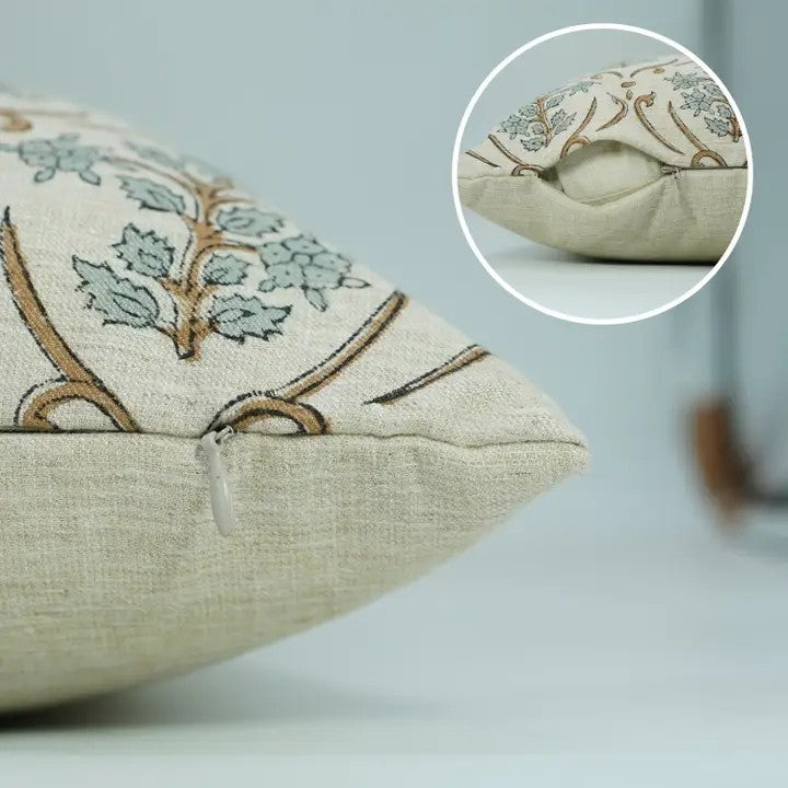 Boho Decor Linen Blend Pillow Cover- Vishal Pushp