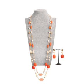 Abisola Pearl & Coral Necklace