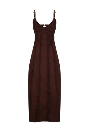 ALAS Dress Marron