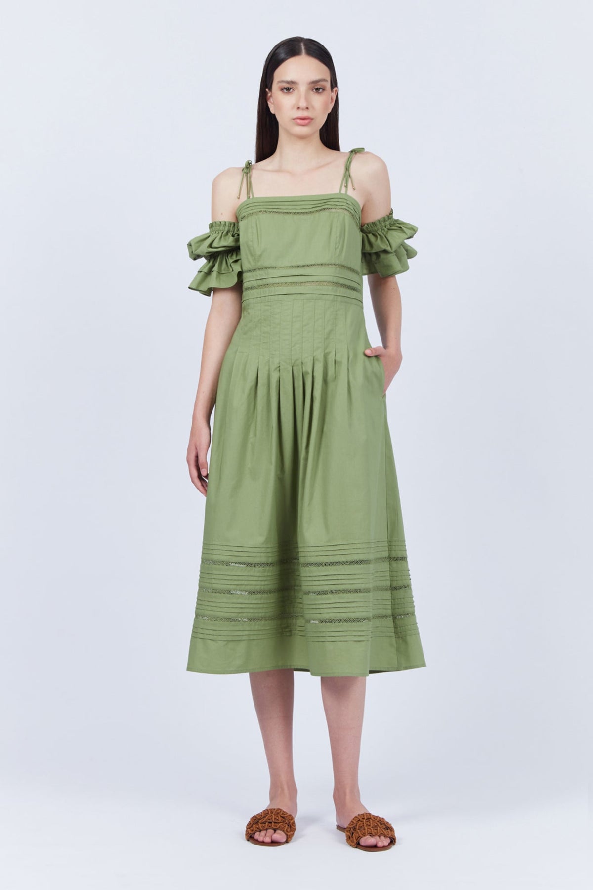 Gaetana Dress | Foliage