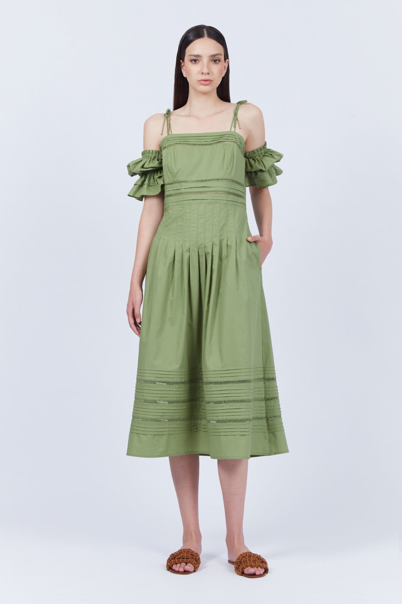 Gaetana Dress | Foliage