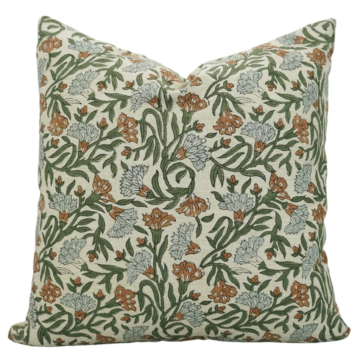 Thorny Stems  Handmade Block Printed Pillow Cover