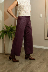 Bernarda Capit Grape Pants