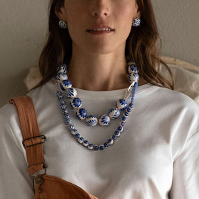 CARMEN Ceramic Spheres Short Necklace