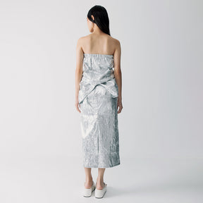 MESH SILVER SKIRT