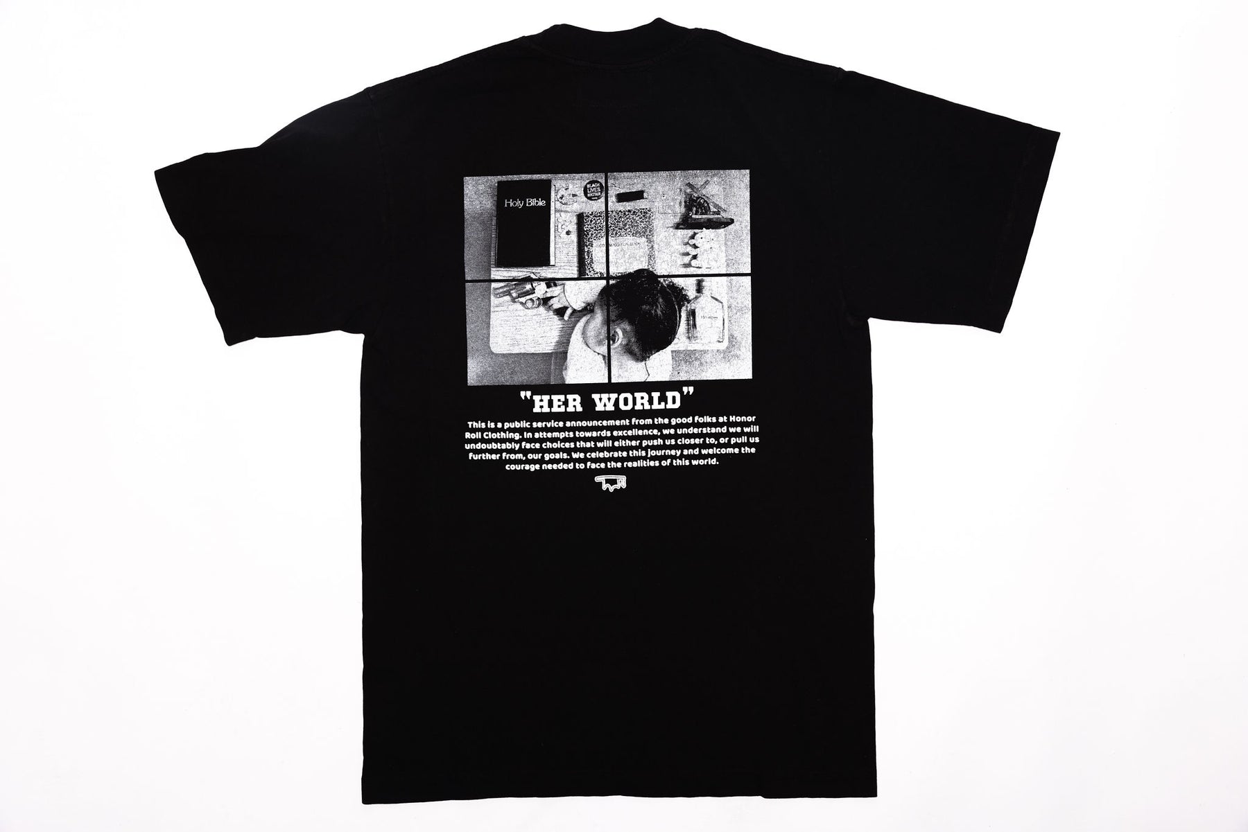 Her World Staple Tee - Black