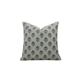 Indian Floral Block Print Pure Linen Pillow Cover- Inderjeet