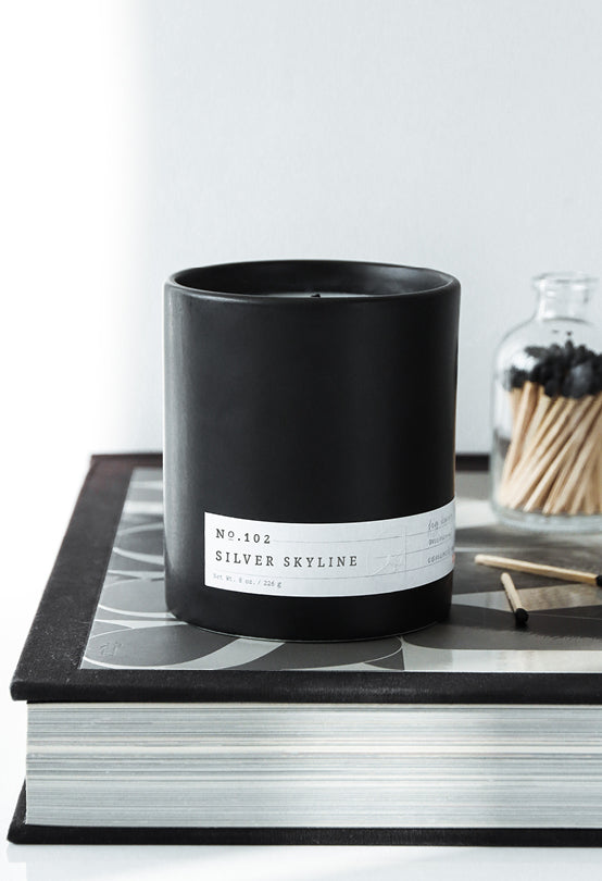 No. 102 Silver Skyline Scented Candle