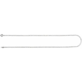 7 1/4 CT Lab-Grown Diamond Line 16" Necklace in 14K Gold