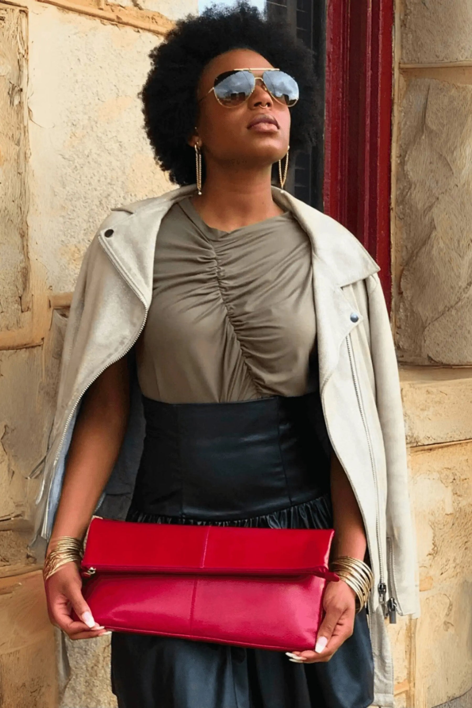 Dani Foldover Clutch