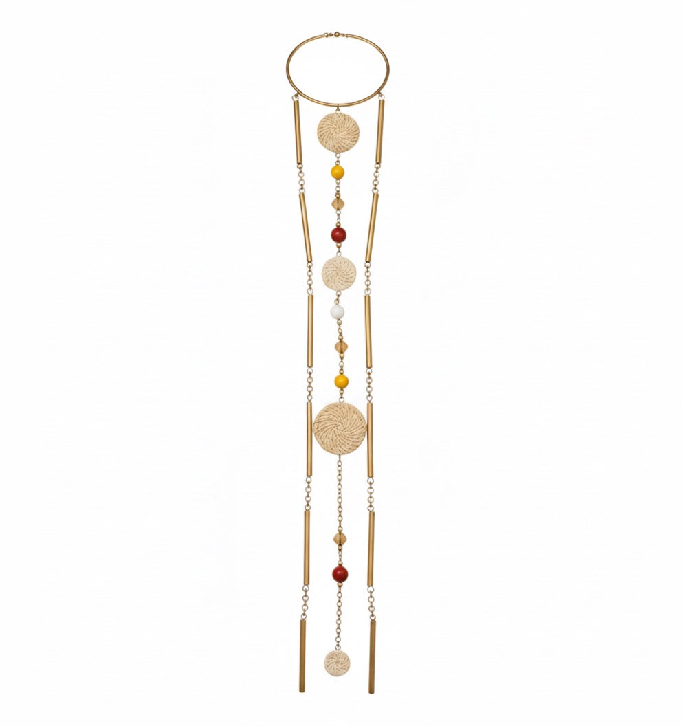 Lijoki Luxe Cultural Statement Necklace