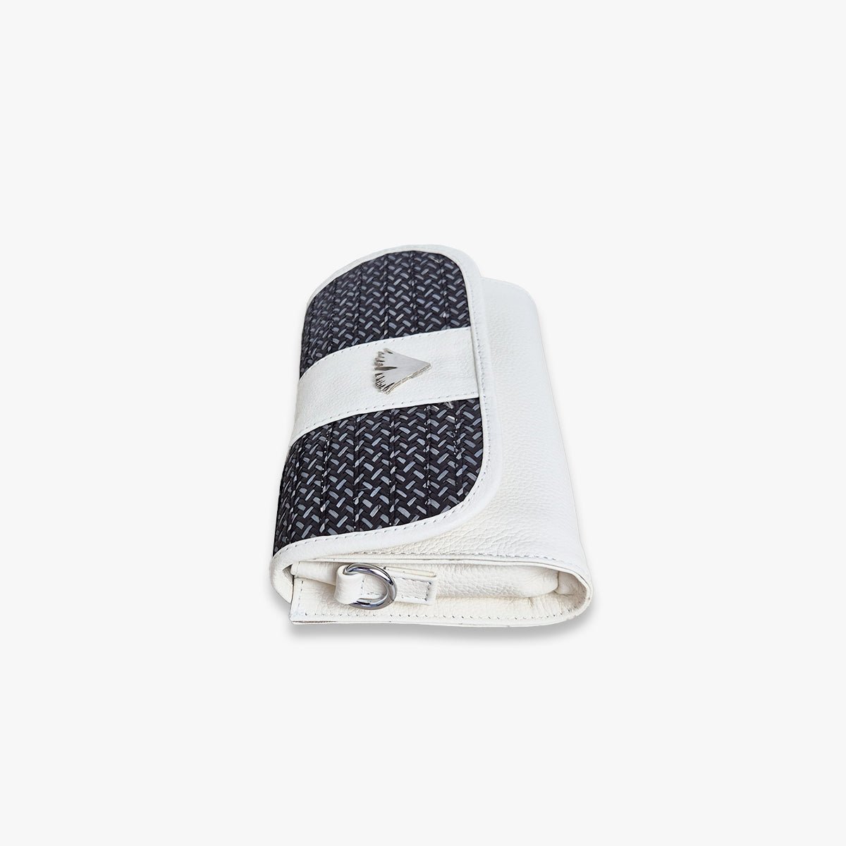 White leather Clutch Zen Bag
