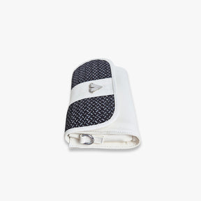 White leather Clutch Zen Bag
