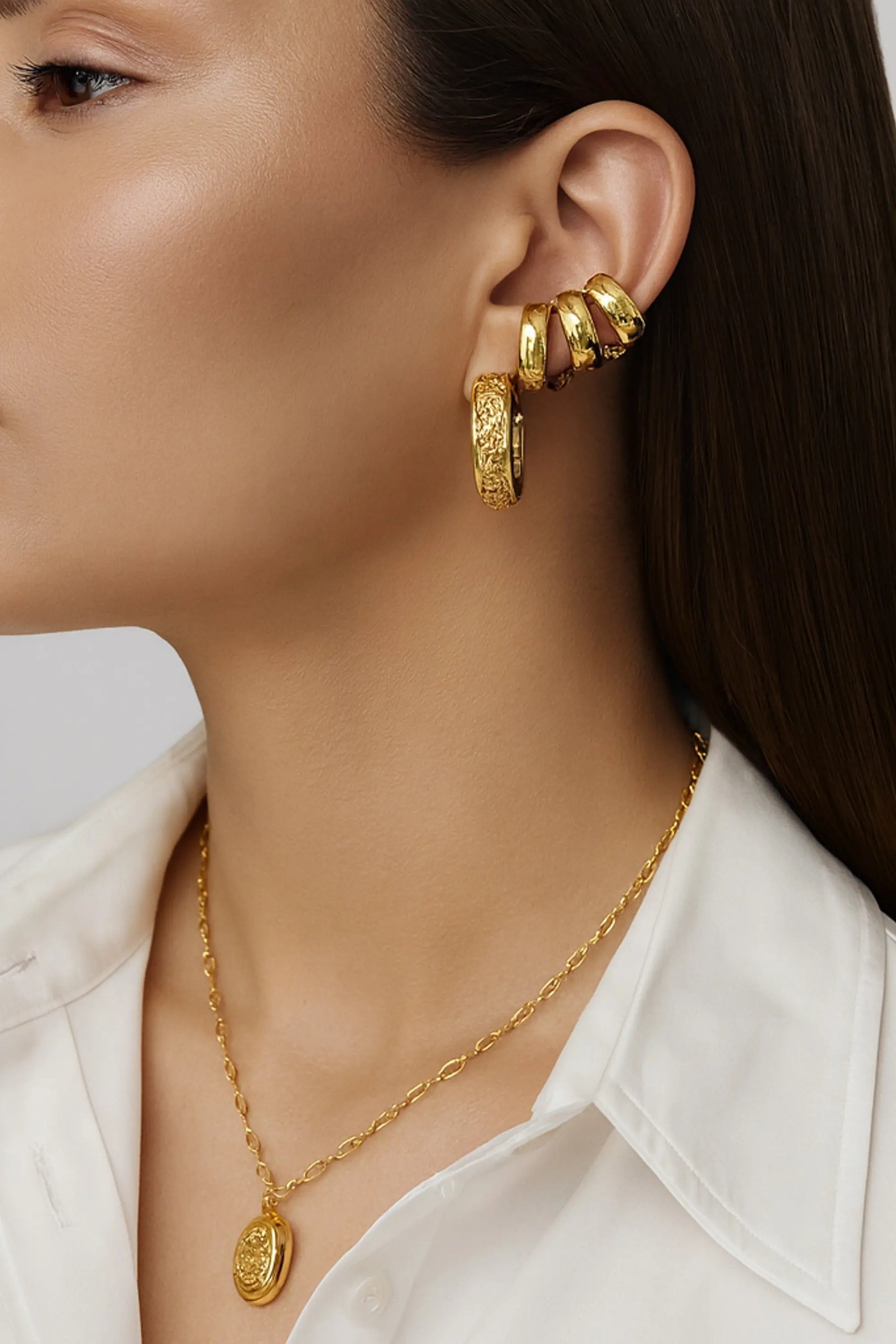 Hope Hoops Earrings