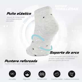 PACK DE 3 MEDIA INVISIBLE