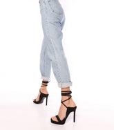 Stylish Black Suede Tie-Up Platforms Julia