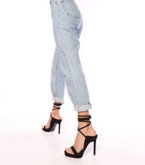 Stylish Black Suede Tie-Up Platforms Julia