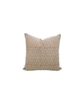 Traditional Handmade Block Printed Pure Linen Cushion Cover - Tulsi Buti