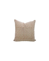 Traditional Handmade Block Printed Pure Linen Cushion Cover - Tulsi Buti