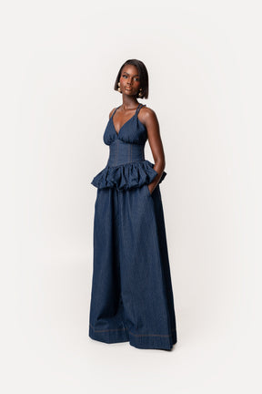 Denim Pinstripe AMARA Pants