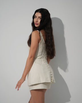 Ariel Two-Piece Set in White