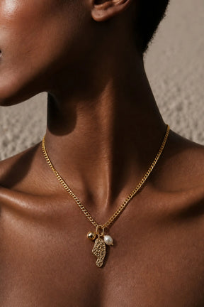 Perla Charm Necklace