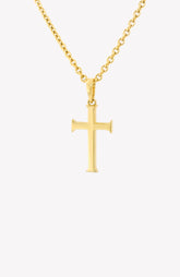 Large Cross Pendant Necklace