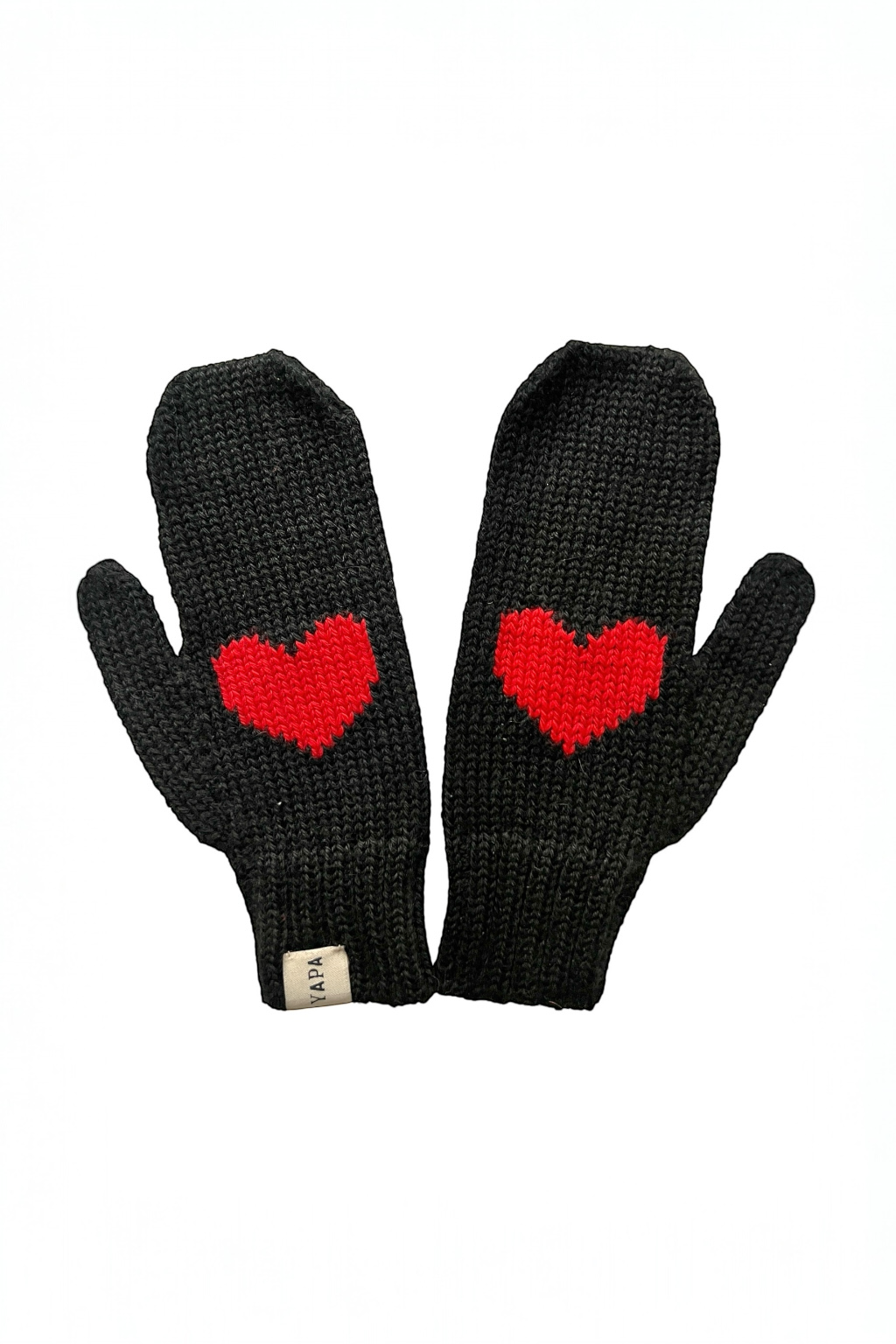 Heart Mittens Alpaca