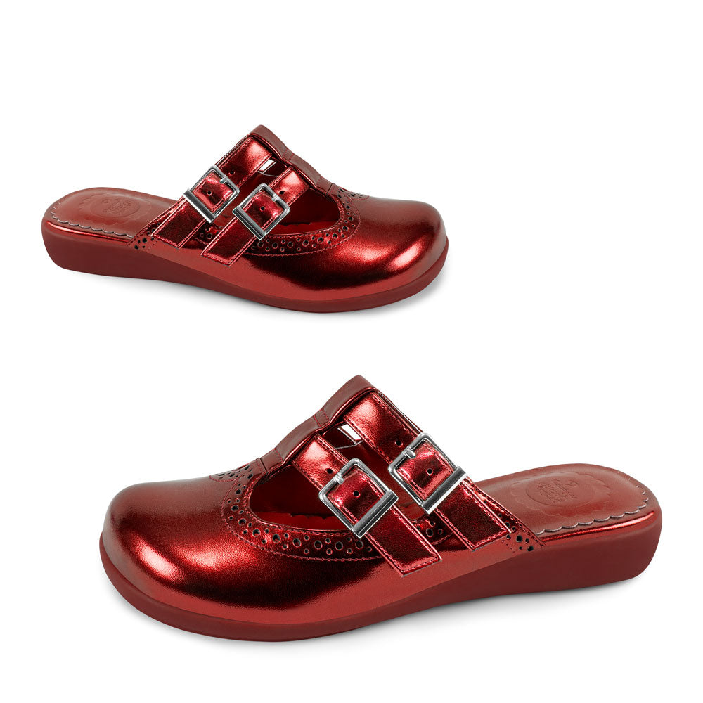 Chrome Crush Crimson Women's Clog