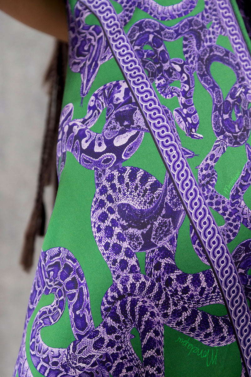Silk Snake Scarf small