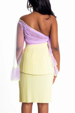 Palmalita One-Shoulder Crop