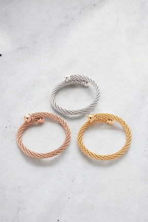Sally three tones bangle set