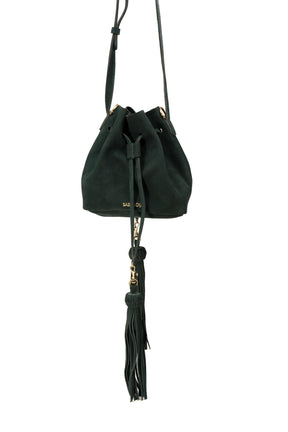 Lechuza Suede Crossbody Bag