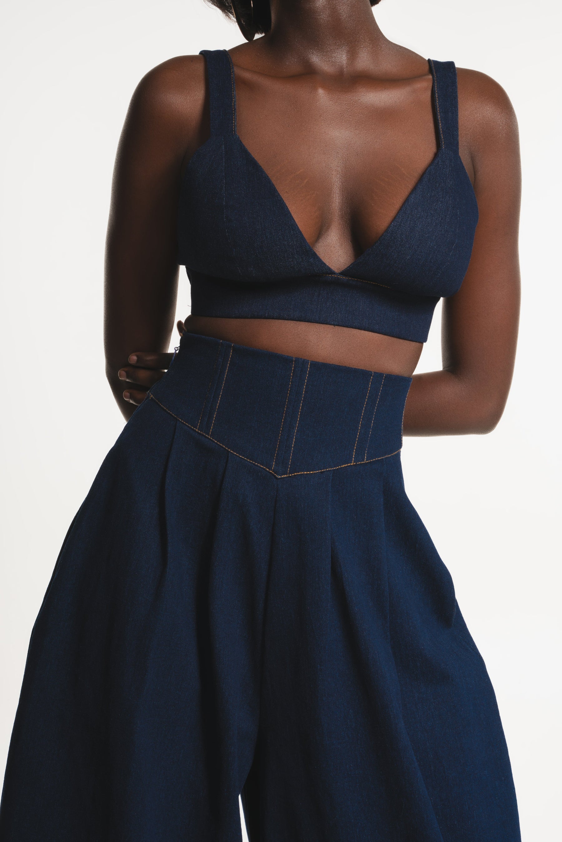 Denim AZURE Bra Top