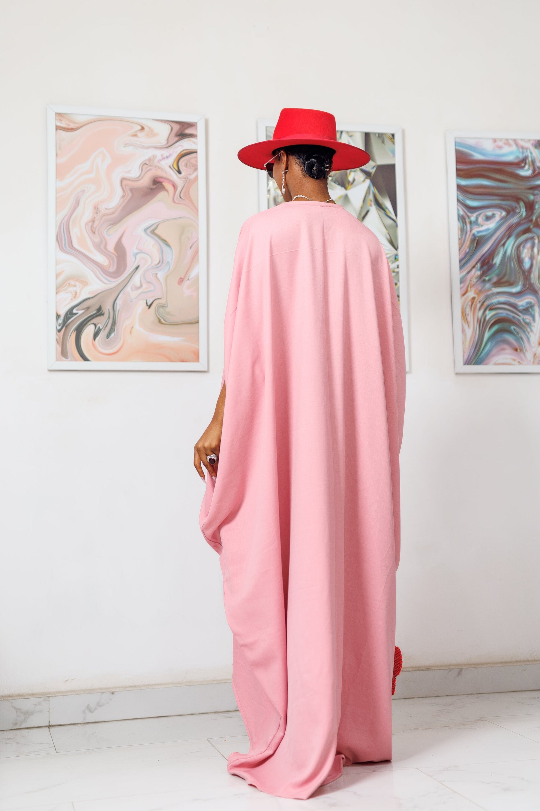 Ebenato Elegant Duchess Kaftan Maxi Dress – Handcrafted with Royalty in Mind