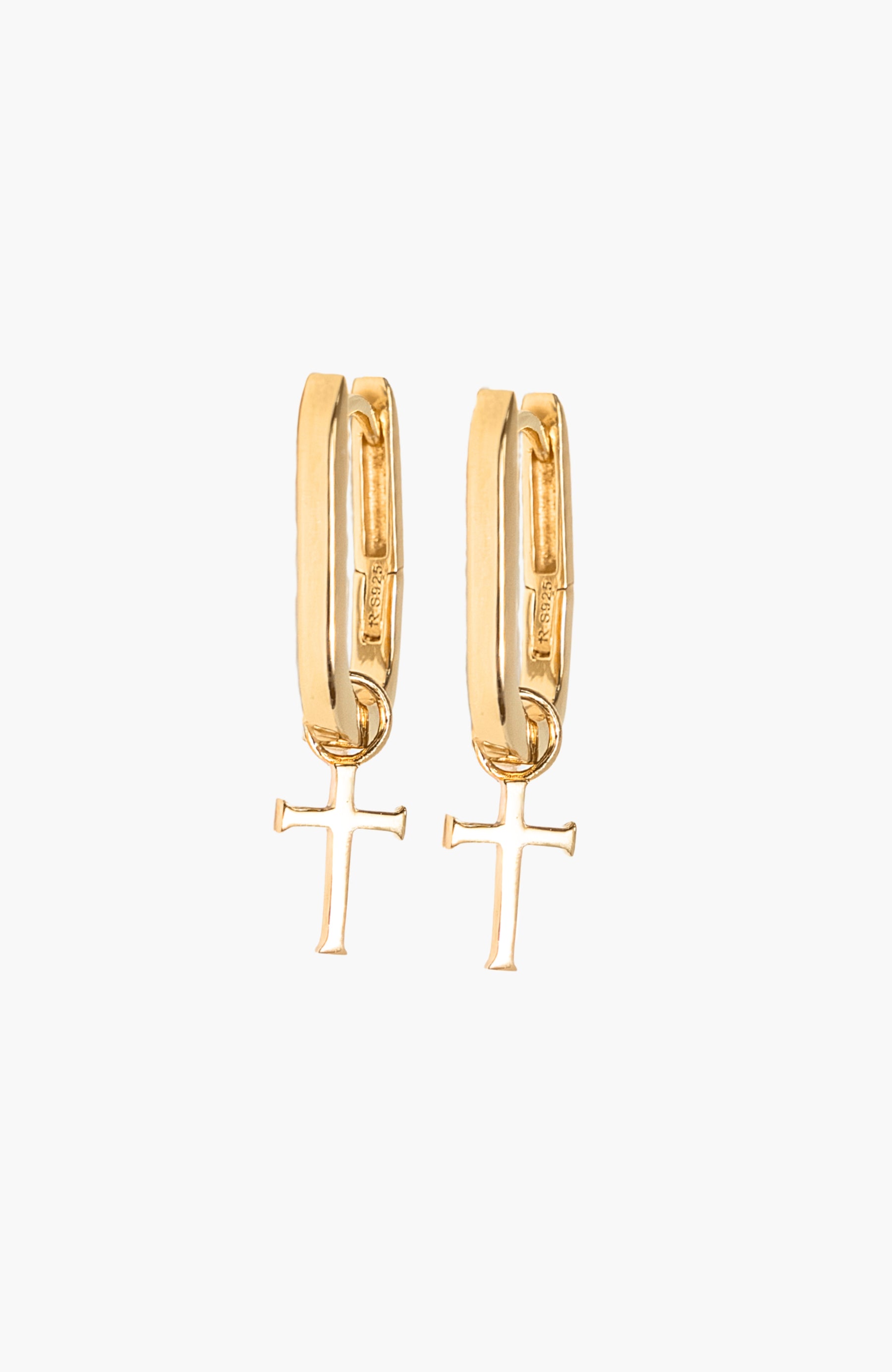 Chain Breaker U Hoop Earrings