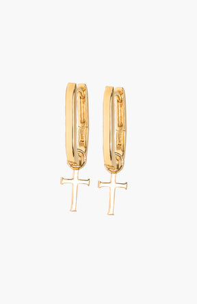 Chain Breaker U Hoop Earrings