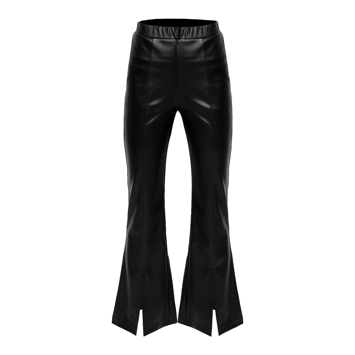 NINA FLARED LEATHER PANTS