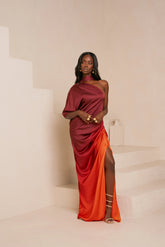 DAWN DRAPE MAXI DRESS