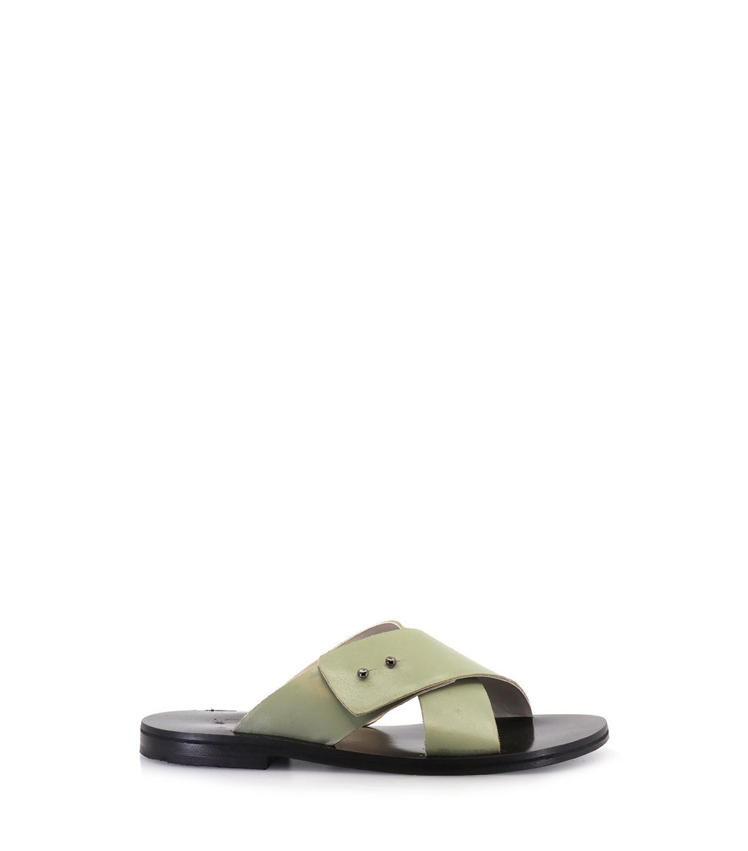 Chic Eco-Friendly Green Flats Blondie