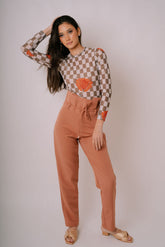 Terracotta Shell Pants