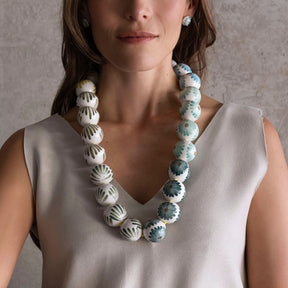 CARMEN Artisan Ceramic Maxi Sphere Necklace