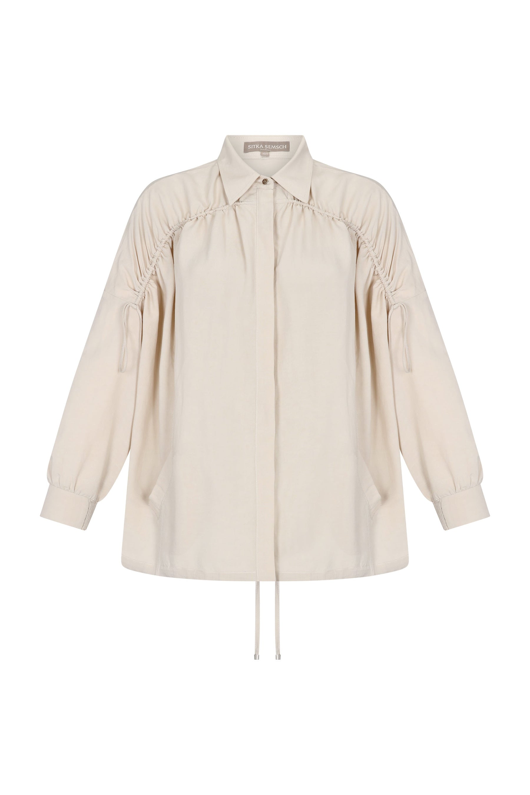 Ailani Linen Blend Jacket | Ecru
