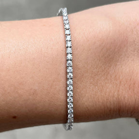 THE “MARGO” 4 PRONG 2MM TENNIS BRACELET