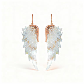 Opal Wonder Earrings (Large, Rose Gold)