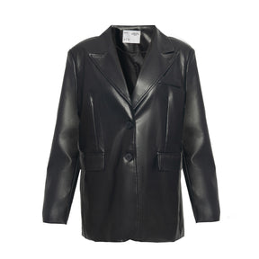 CLASSIC LEATHER BLAZER