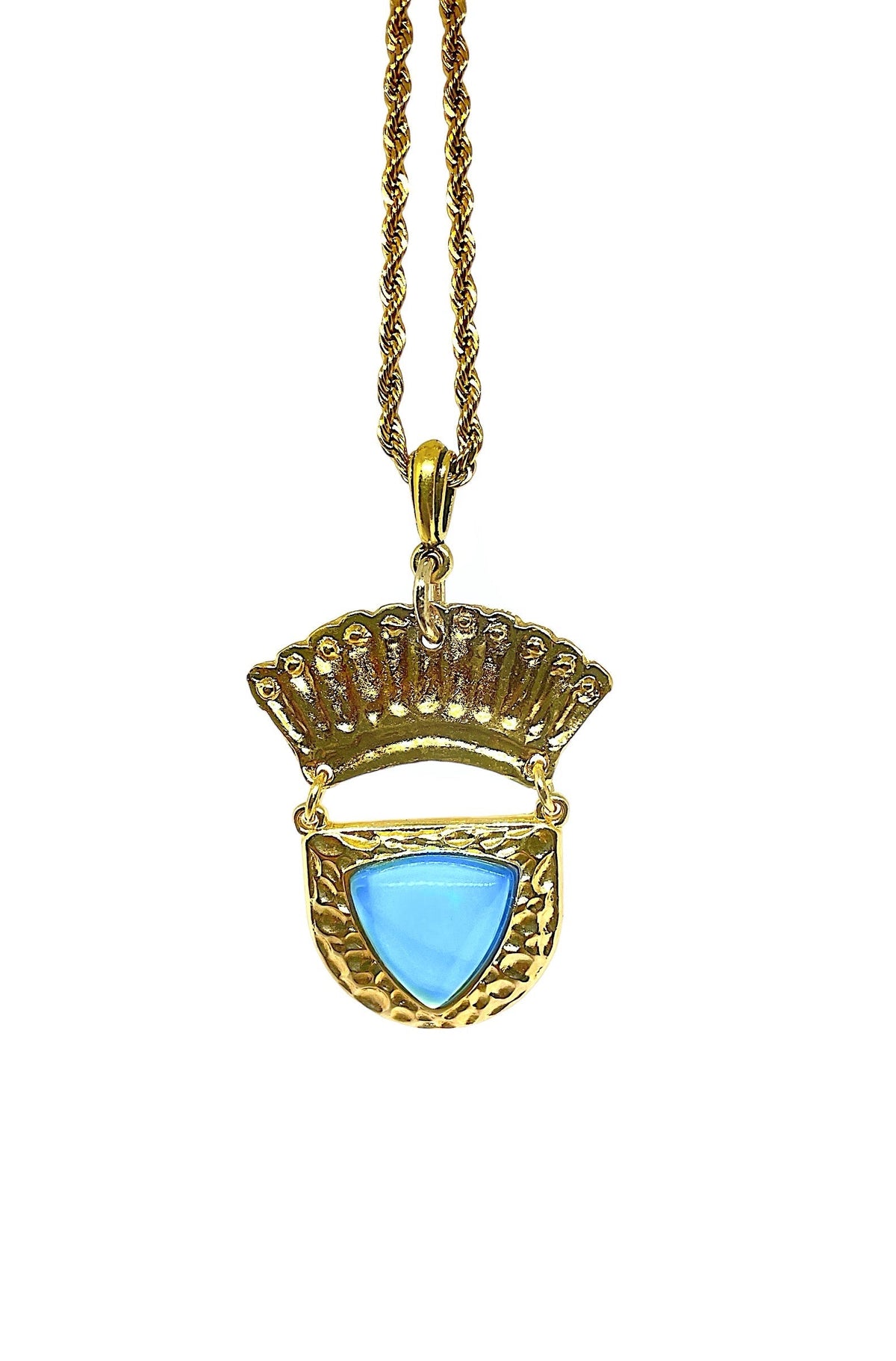 Blue Chalcedony Venilia Necklace